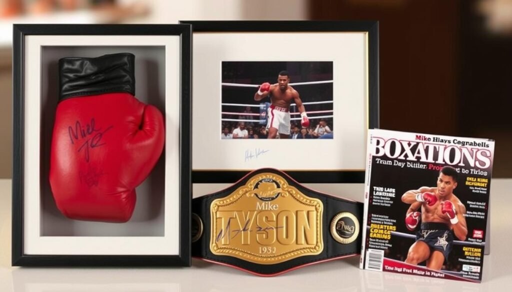 mike tyson signed items