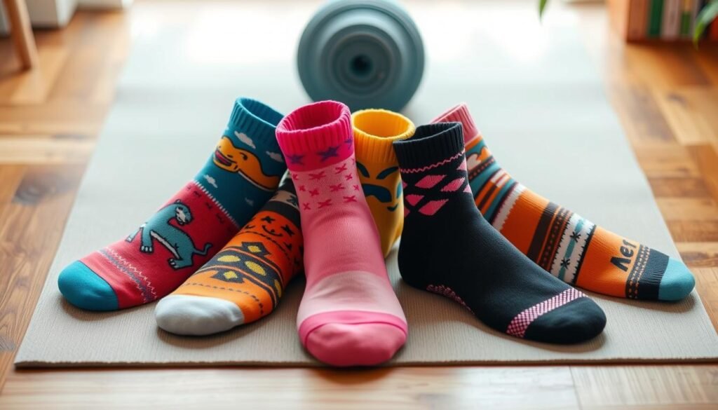 stylish yoga socks