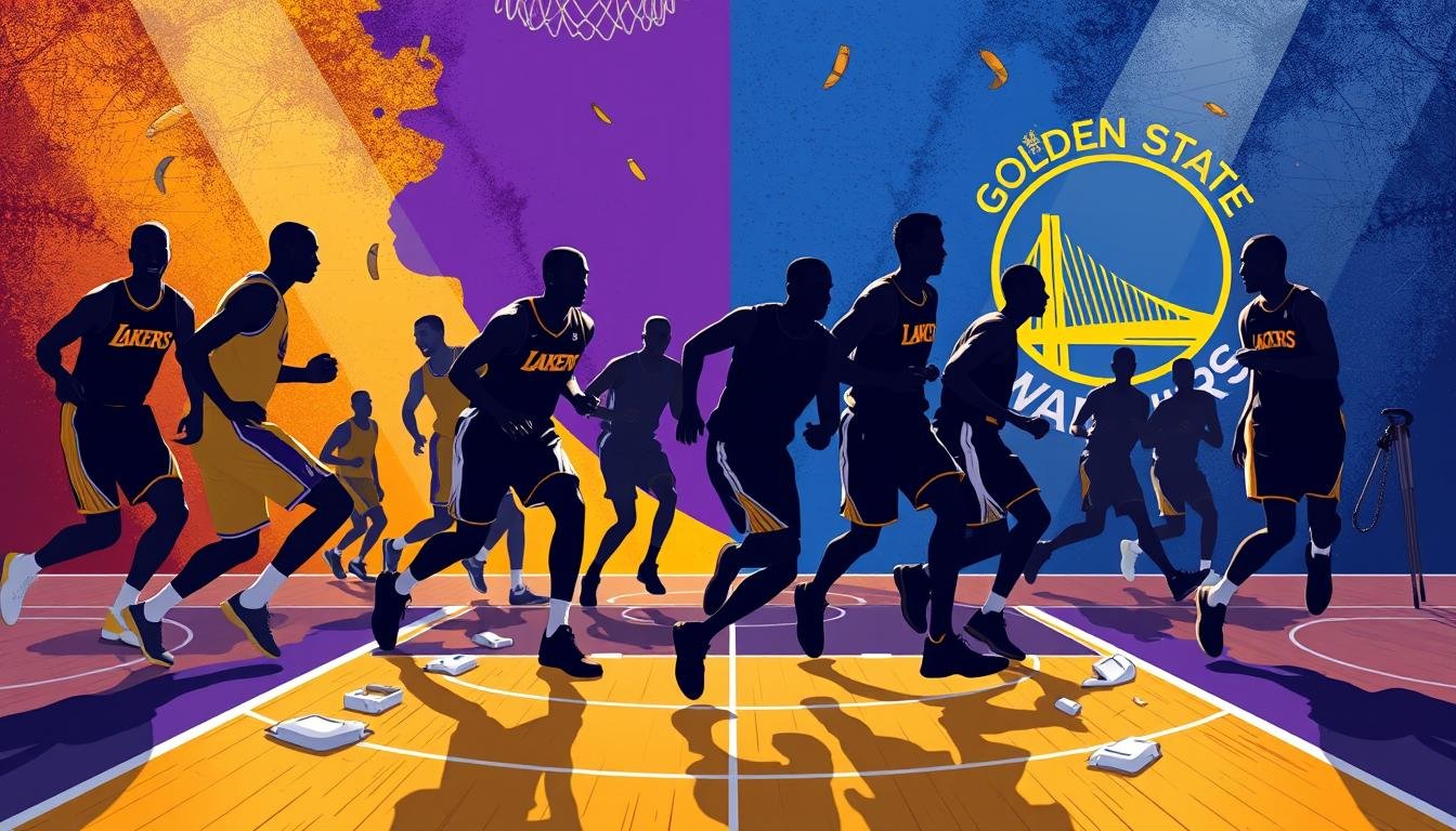 lakers vs golden state warriors match player stats