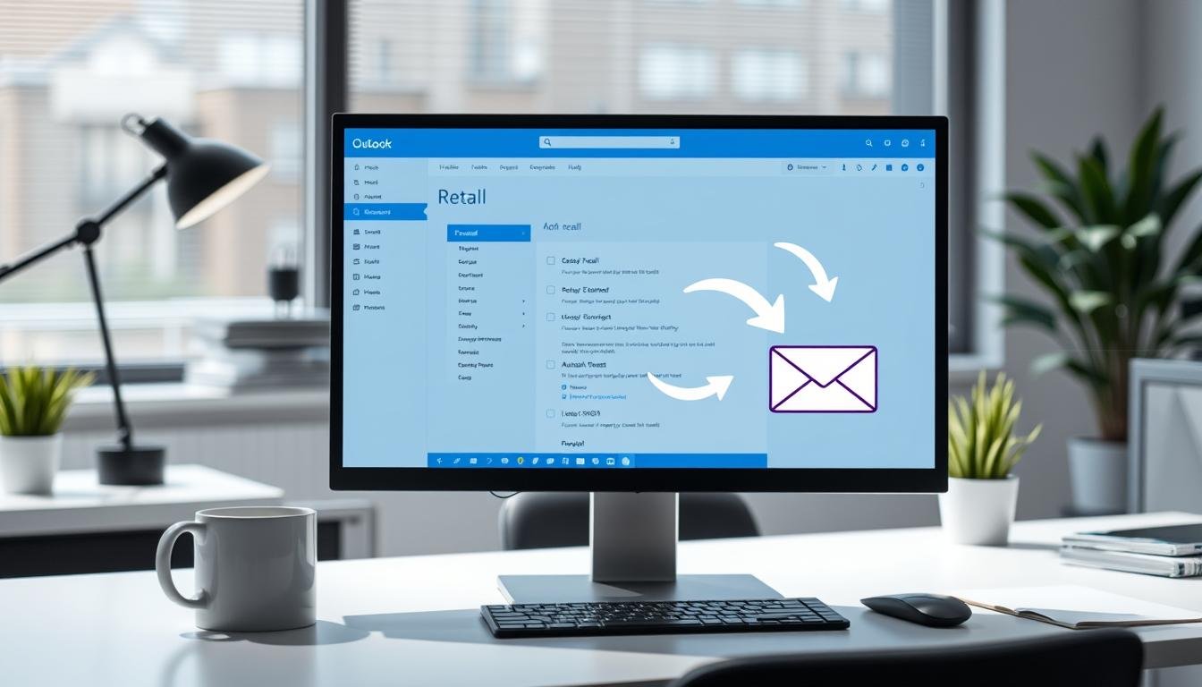 how to recall an email in outlook